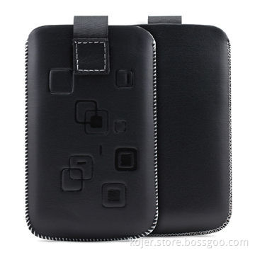 Mobile Phone Pouches with Hook-and-loop Closure, Suitable for iPhone 4 and Made of PU Leather
